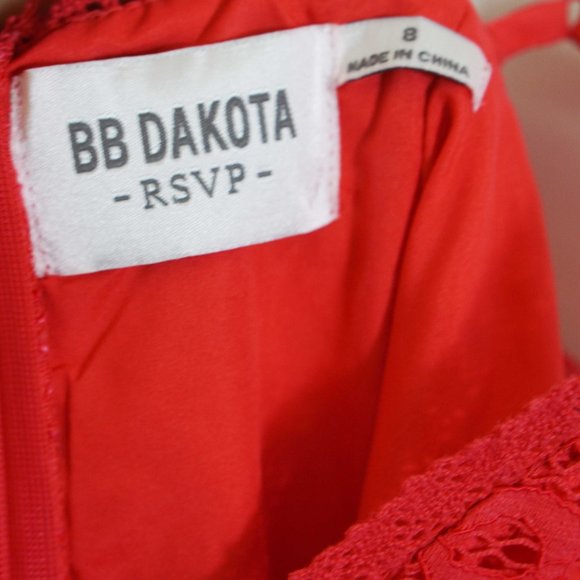 BB Dakota RSVP Rylee Lace Slip Dress in Pink 8 - Picture 4 of 5